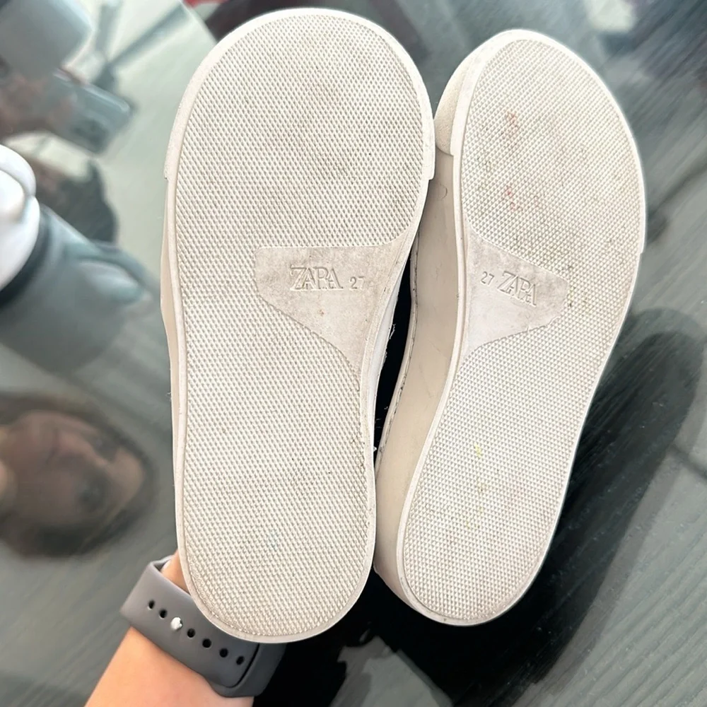 Zara velour shoes